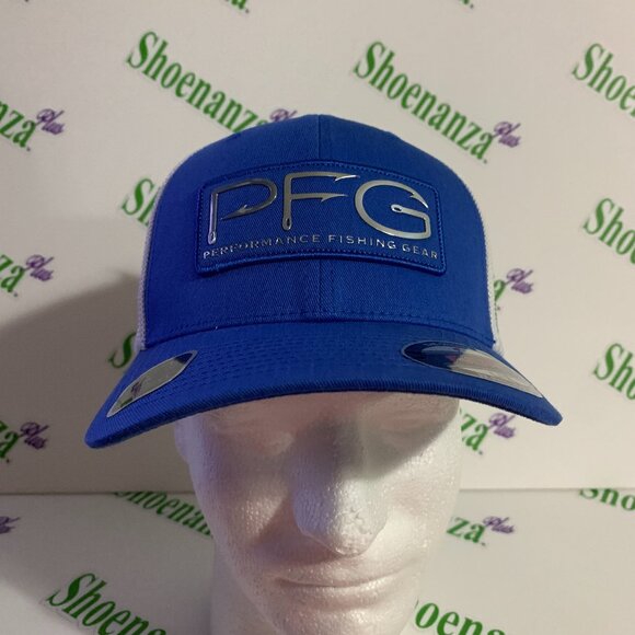 Columbia Hat PFG Hooks Mesh Ball Cap Performance Fishing Gear High Crown L / XL - Picture 1 of 9